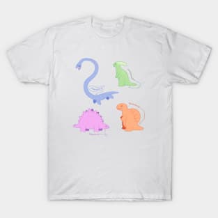 retro dinosaurs 2 T-Shirt